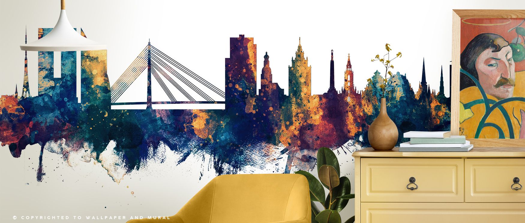 Riga Latvia Skyline Blue & Bronze Wallpaper thrives on tonal rhythm where rooftops glow with layered depth. Its imagery enriches interiors with composure, filling bedrooms or dining rooms with cultural pride. Walls glow with artistry, shaping sanctuaries 