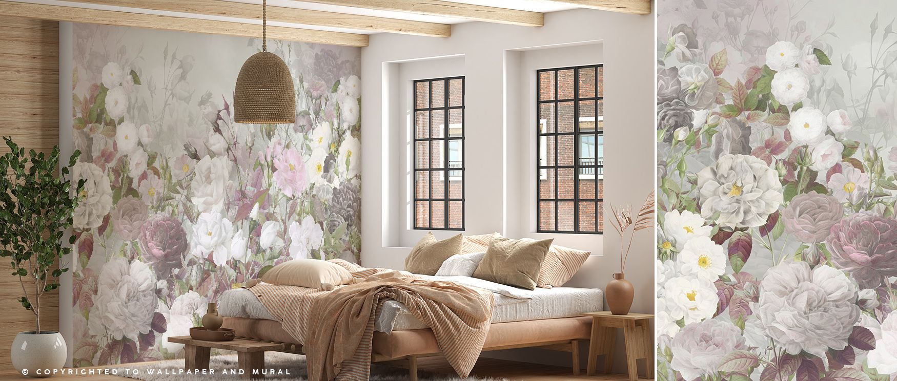 Rose Garden Red Wallpaper thrives on vibrancy of blossoms where red petals radiate elegance. Its imagery enriches interiors with floral sophistication, filling bedrooms or dining rooms with charm. Surfaces glow with artistry, shaping poetic retreats enric