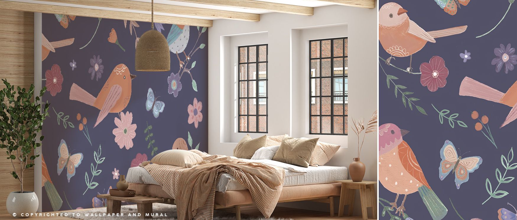 Royal Birds Wallpaper thrives on regal resonance where bird motifs repeat in rhythmic imagery. Its design enriches interiors with refinement, filling bedrooms or dining rooms with composure. Surfaces glow with artistry, shaping poetic retreats enriched by