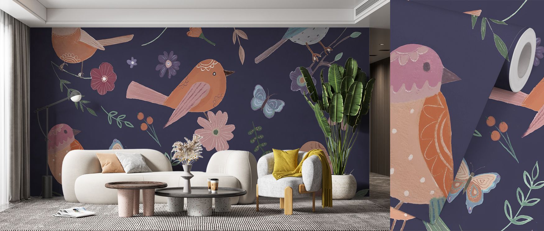 Every contour of Royal Birds Wallpaper reflects refinement as motifs glow in resonance of rhythm. The imagery enhances interiors with sophistication, enriching bedrooms or dining rooms with composure. Surfaces glow with artistry, shaping poetic retreats e