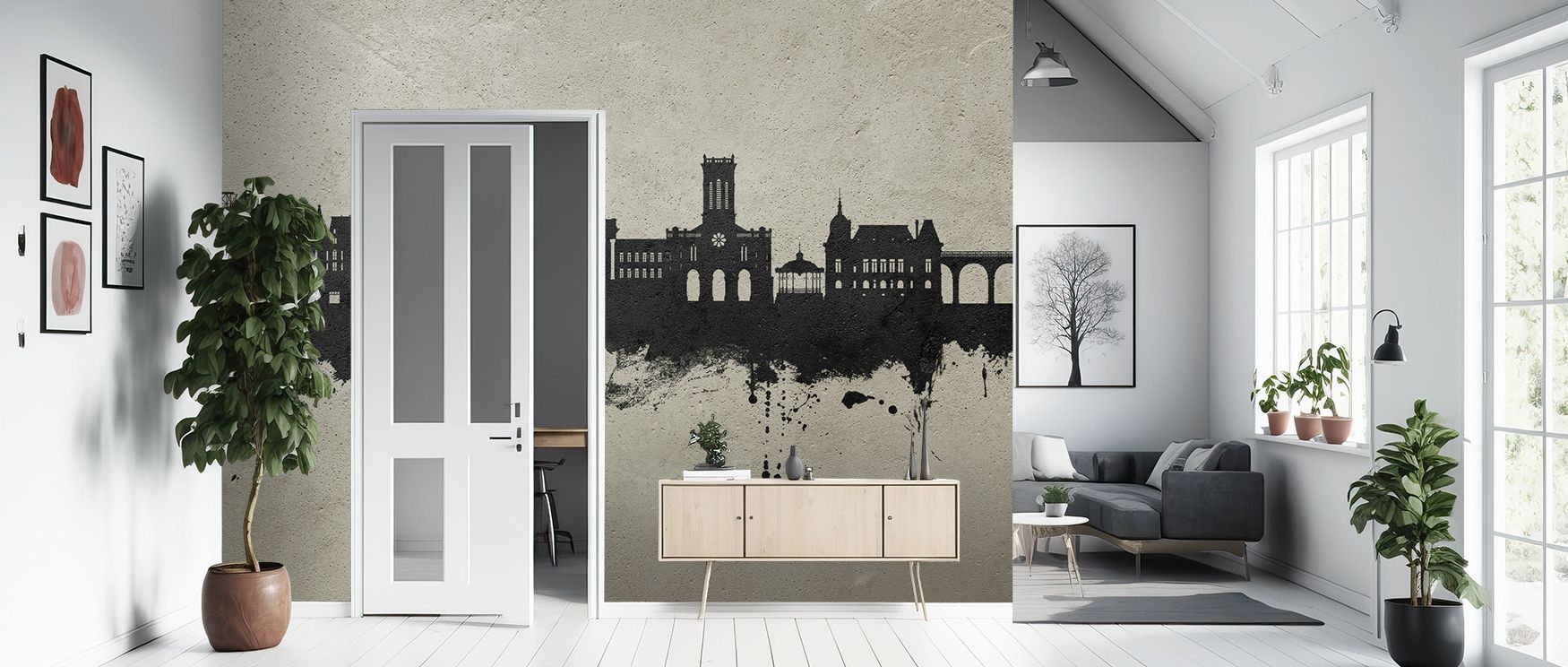 With Saint-Étienne France Skyline Concrete Wallpaper, rooftops emerge softly across muted horizons. Its imagery enriches interiors with sophistication, turning lounges into sanctuaries. Surfaces glow with artistry, shaping retreats enriched by resonance w
