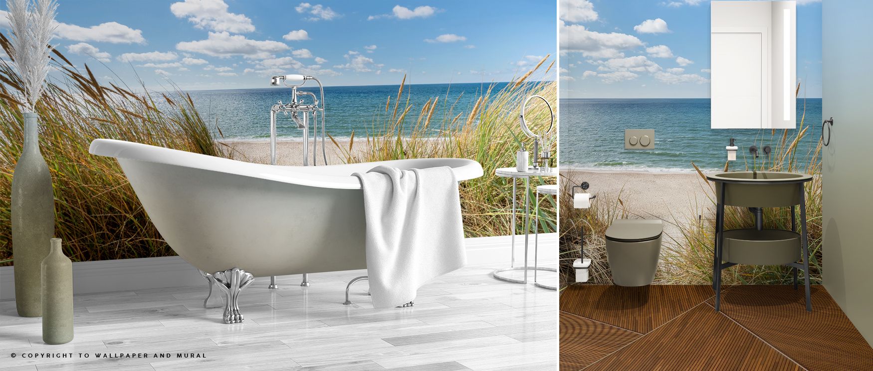 Salty Days Wallpaper thrives on gentle resonance where sea and sand converge in rhythmic calm. Its design enriches bedrooms or dining rooms with serenity. Walls glow with artistry, shaping poetic retreats enriched by balance where coastal elegance thrives