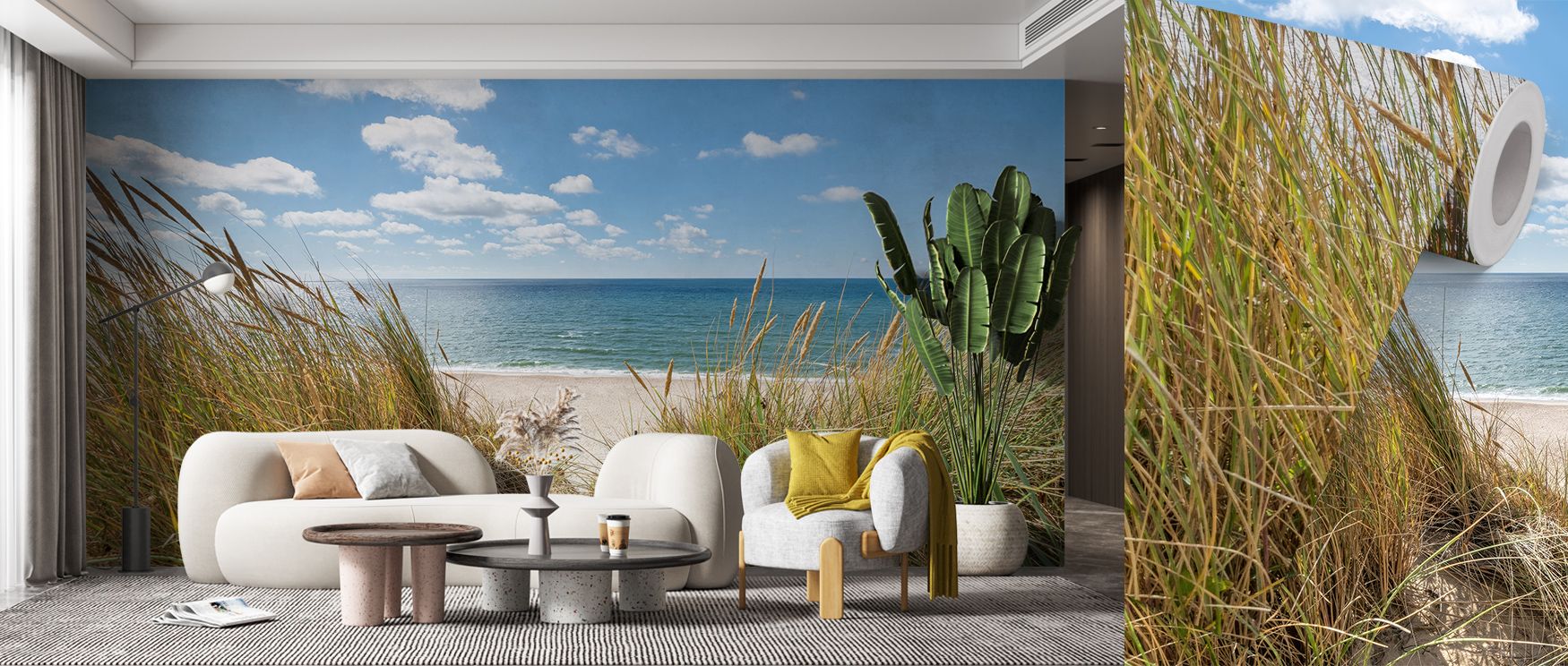 Salty Days Wallpaper reflects natural calm where sands meet flowing waters in imagery of peace. Its design enriches bedrooms or living rooms with composure. Walls glow with artistry, shaping retreats enriched by serenity where coastal charm thrives natura