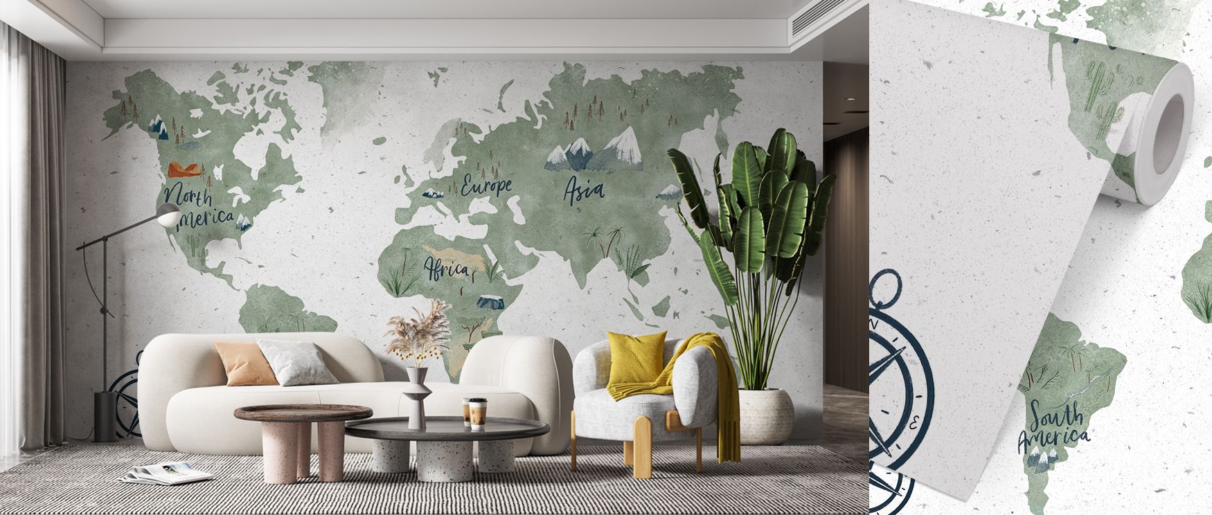 Every contour of Scandi Map White Wallpaper reflects artistry through cultural geometry softened by white tones. Interiors glow with sophistication, enriching bedrooms or dining rooms with serenity. Surfaces glow with composure, shaping poetic retreats en