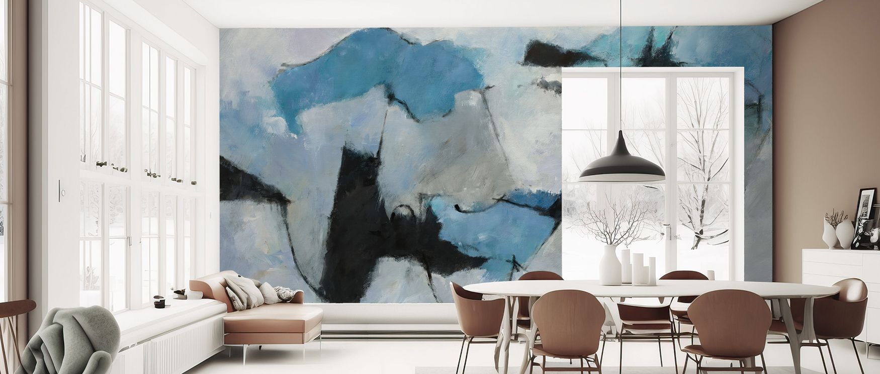 The imagery of Shadow of Winter Wallpaper radiates reflective calm where snowy imagery stretches across tonal depth. Interiors glow with resonance, enriching bedrooms or living rooms with serenity. Walls glow with artistry, shaping retreats enriched by se