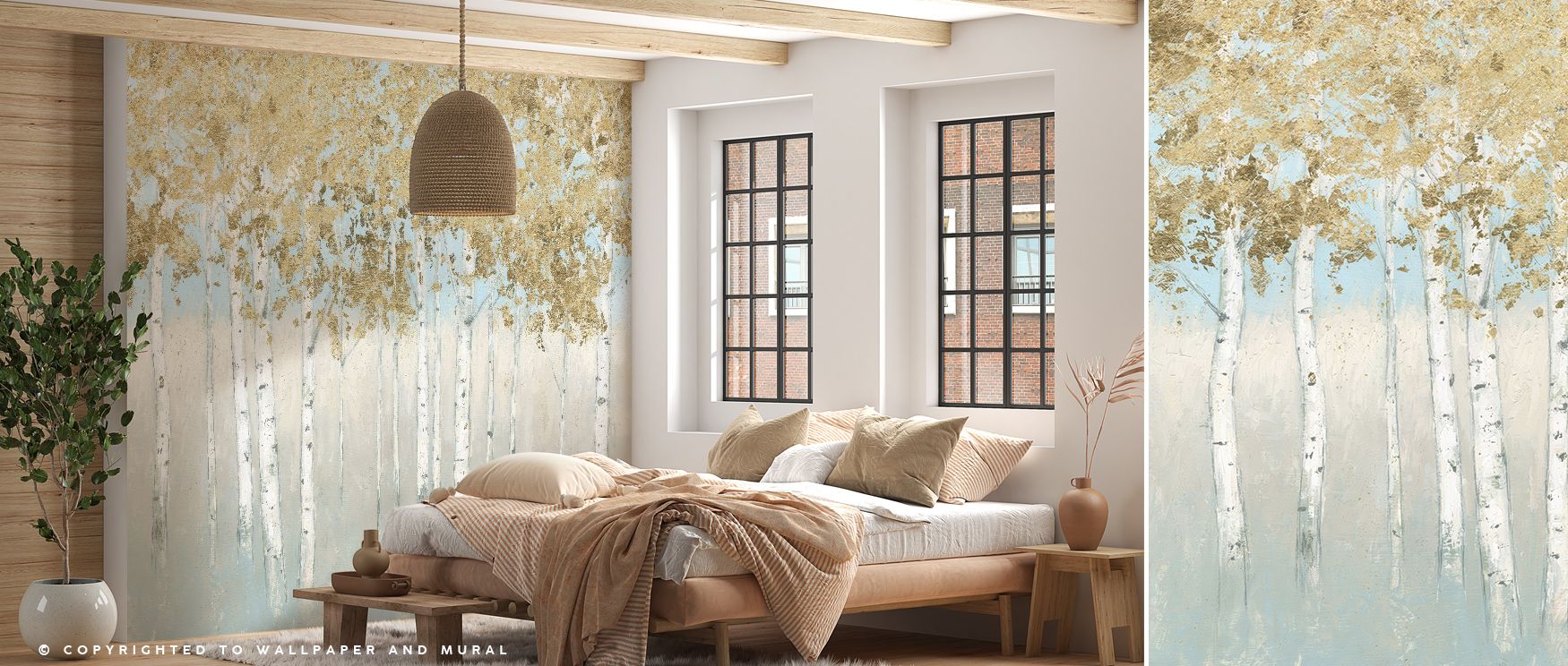 This Shimmering Forest Wallpaper thrives on imagery of light where leaves reflect shimmer in tonal rhythm. Its design enriches bedrooms or dining rooms with serenity. Walls glow with artistry, shaping retreats enriched by resonance where woodland magic th