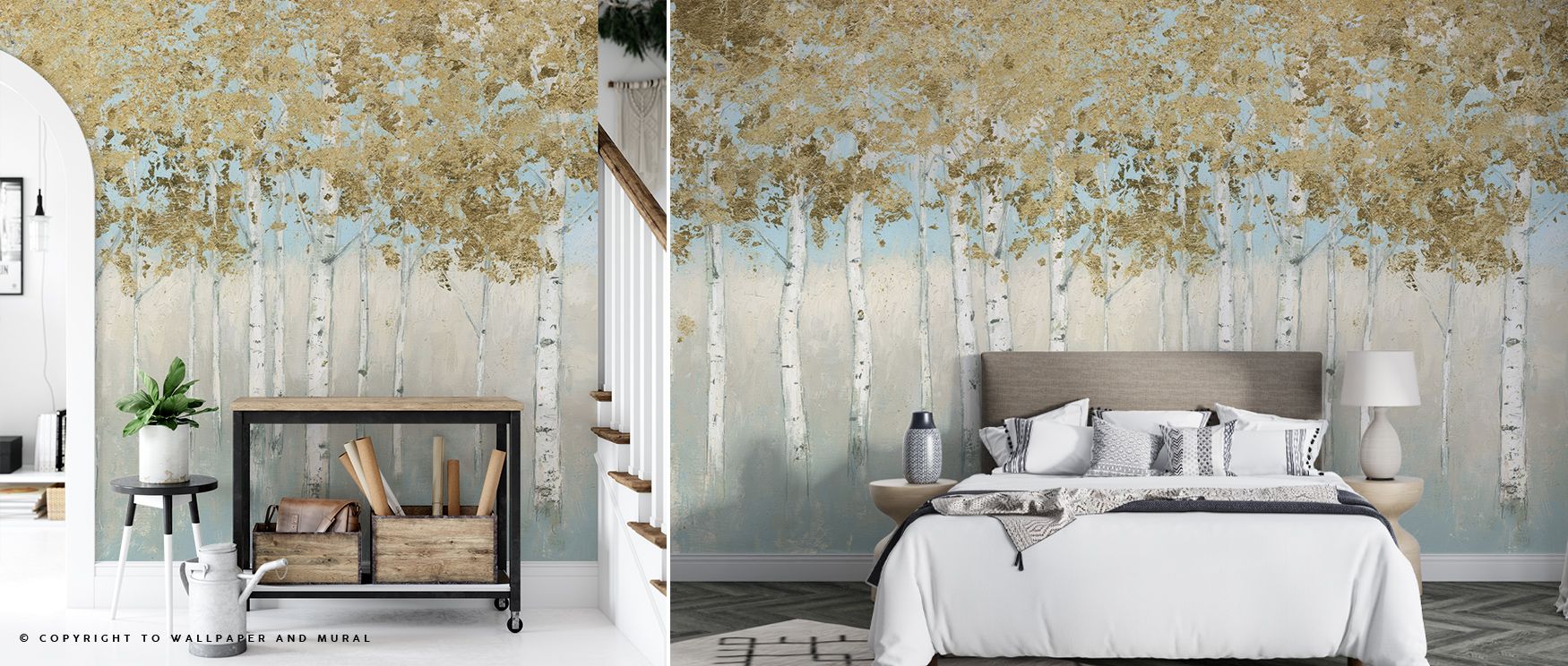 Shimmering Forest Wallpaper embodies balance where leafy silhouettes shimmer across tonal imagery. Its design enriches bedrooms or lounges with composure. Walls glow with artistry, shaping retreats enriched by natural charm where tranquility thrives natur