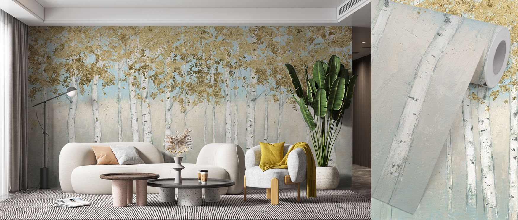 Every contour of Shimmering Forest Wallpaper reflects luminous presence where shimmering tones glow across leafy imagery. Interiors glow with refinement, enriching bedrooms or dining rooms with serenity. Surfaces glow with artistry, shaping poetic retreat