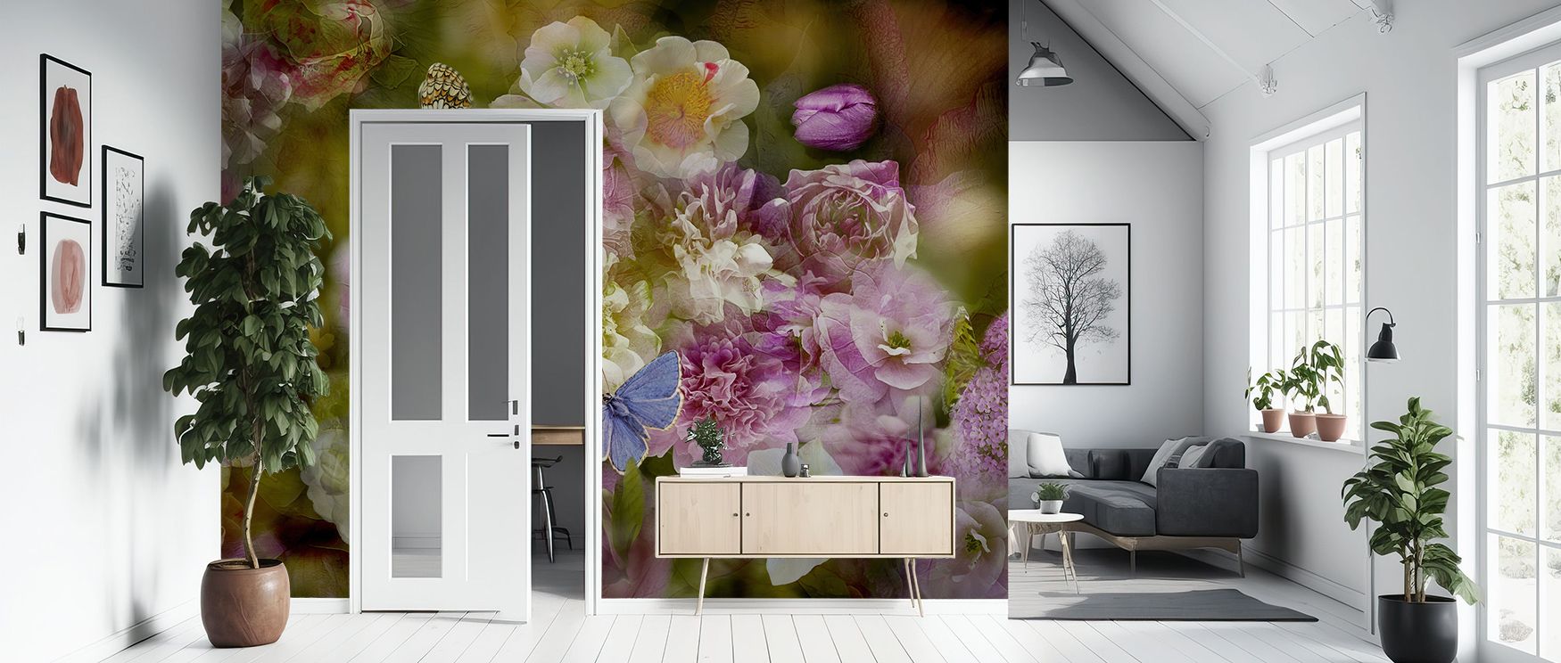 Across Soft Spring Wallpaper, lively patterns spread softly across imagery of springtime calm. Interiors glow with refinement, enriching lounges with charm. Walls glow with artistry, shaping poetic retreats enriched by vitality where seasonal renewal thri
