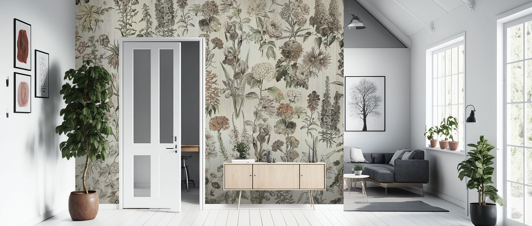 Spring Flora Wallpaper reflects freshness where blossoms glow softly across imagery of renewal. Its design enriches bedrooms or living rooms with vitality. Walls glow with artistry, shaping retreats enriched by resonance where floral elegance thrives natu