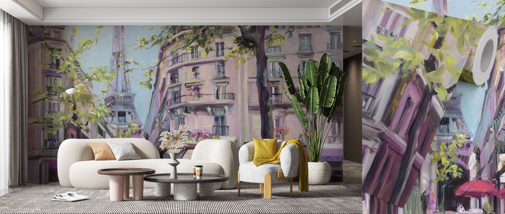 Springtime in Paris Pink Wallpaper embodies refinement where soft hues shimmer in tonal elegance. Its imagery enriches bedrooms or lounges with serenity. Surfaces glow with artistry, shaping poetic retreats enriched by resonance where romantic charm thriv