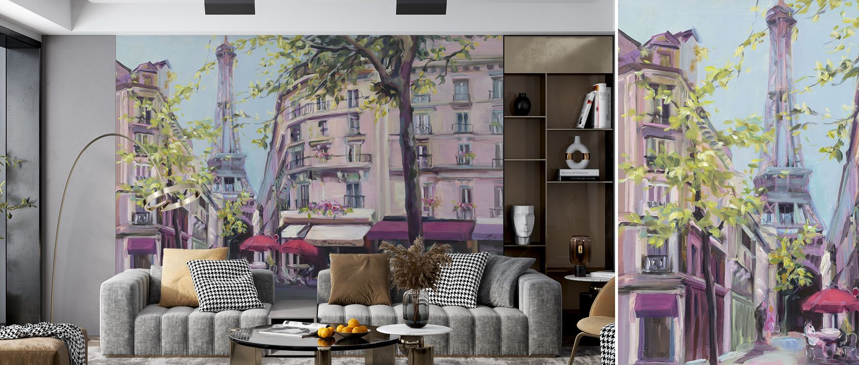 The imagery of Springtime in Paris Pink Wallpaper radiates elegance where hues of pink shimmer across tonal imagery. Interiors glow with refinement, enriching bedrooms or living rooms with serenity. Walls glow with artistry, shaping poetic retreats enrich