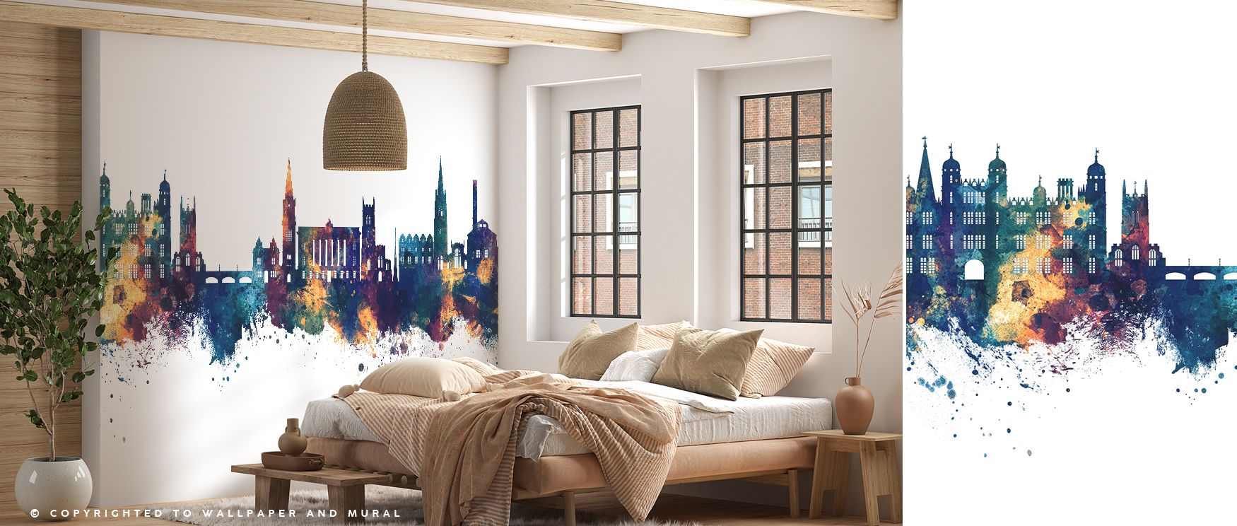 This Stamford England Skyline Blue & Bronze Wallpaper thrives on imagery of cultural heritage where tones glow luminous in balance. Its design enriches bedrooms or dining rooms with refinement. Walls glow with artistry, shaping retreats enriched by resona