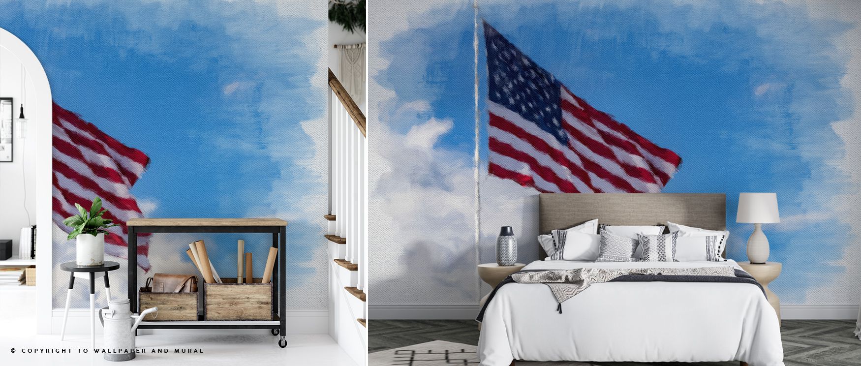 Stars and Stripes on Canvas Wallpaper embodies spirit where stripes and stars shimmer luminous across tonal harmony. Its imagery enriches bedrooms or lounges with vibrancy. Surfaces glow with artistry, shaping poetic retreats enriched by resonance where p