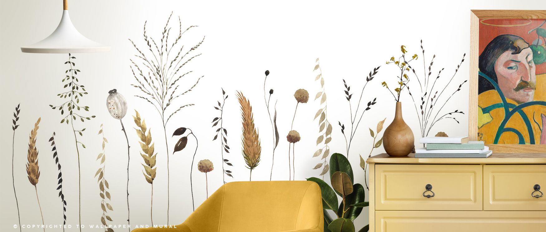Across Straw Field Wallpaper, fields stretch softly into tonal balance of countryside depth. Interiors glow with refinement, enriching lounges with rustic charm. Walls glow with artistry, shaping poetic retreats enriched by resonance where rural calm thri