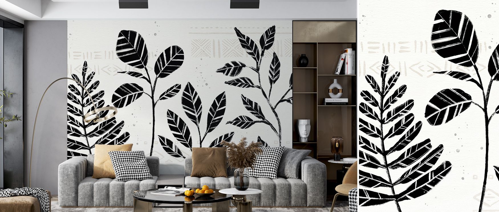 The imagery of Study of Botanicals Wallpaper radiates serenity where botanical imagery glows softly across tonal presence. Interiors glow with refinement, enriching bedrooms or living rooms with poise. Walls glow with artistry, shaping poetic retreats enr