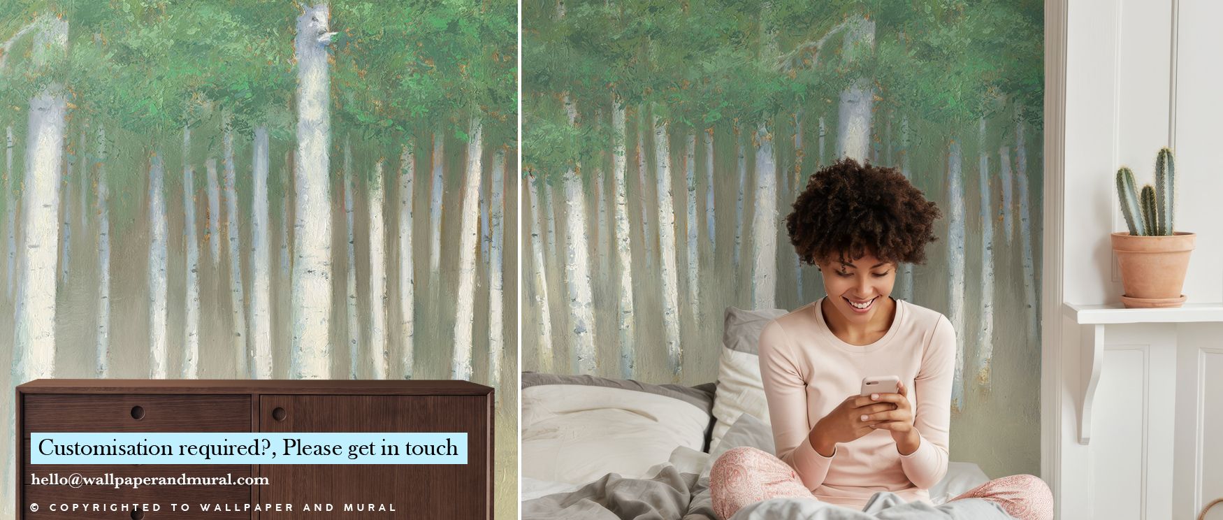 The imagery of Summer Birch Wallpaper radiates vitality where birch patterns glow softly in tonal imagery. Interiors glow with refinement, enriching bedrooms or living rooms with freshness. Walls glow with artistry, shaping retreats enriched by resonance 