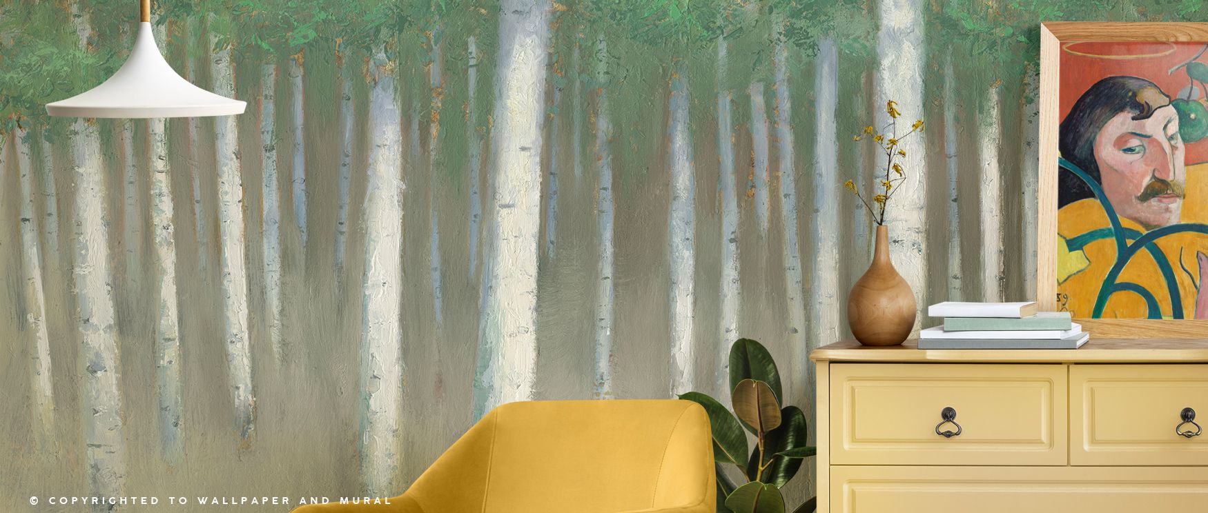 Summer Birch Wallpaper thrives on imagery of vitality where trunks glow luminous in seasonal harmony. Its design enriches bedrooms or dining rooms with freshness. Walls glow with artistry, shaping retreats enriched by resonance where natural charm thrives