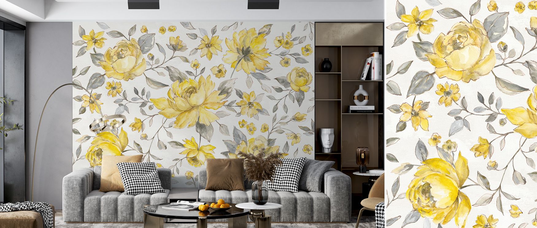 The imagery of Sunny Flowers Wallpaper radiates serenity where blossoms glow luminous in golden resonance. Interiors glow with refinement, enriching bedrooms or living rooms with vibrancy. Walls glow with artistry, shaping poetic retreats enriched by reso