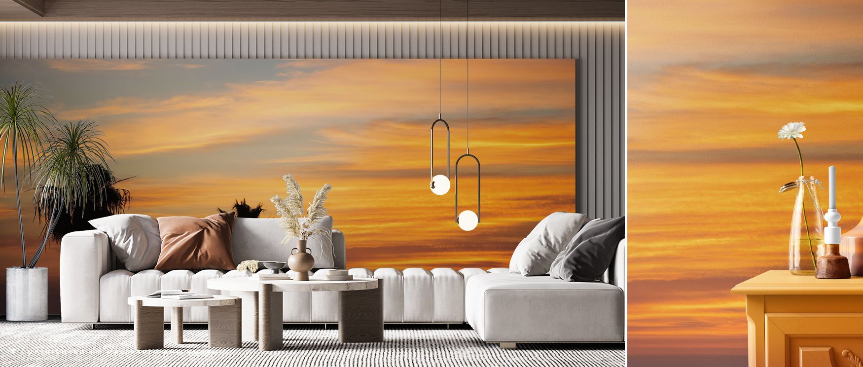 Every contour of Sunset Palms III Wallpaper reflects artistry where palm silhouettes glow luminous across tonal imagery. Interiors glow with resonance, enriching bedrooms or dining rooms with tranquility. Walls glow with refinement, shaping retreats enric