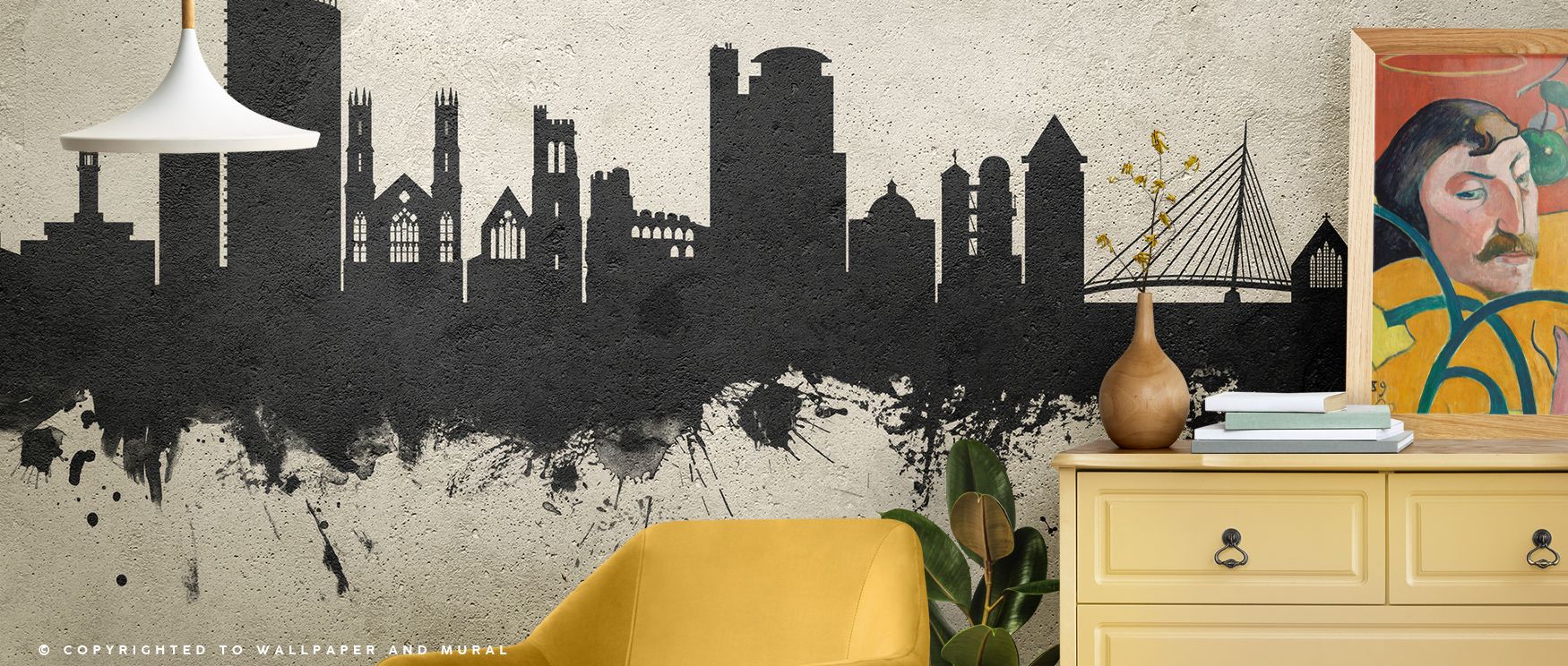 Across Swansea Wales Skyline Concrete Wallpaper, skyline imagery flows softly in tonal resonance, producing imagery of history. Interiors glow with refinement, enriching lounges with sophistication. Walls glow with artistry, shaping poetic retreats enrich