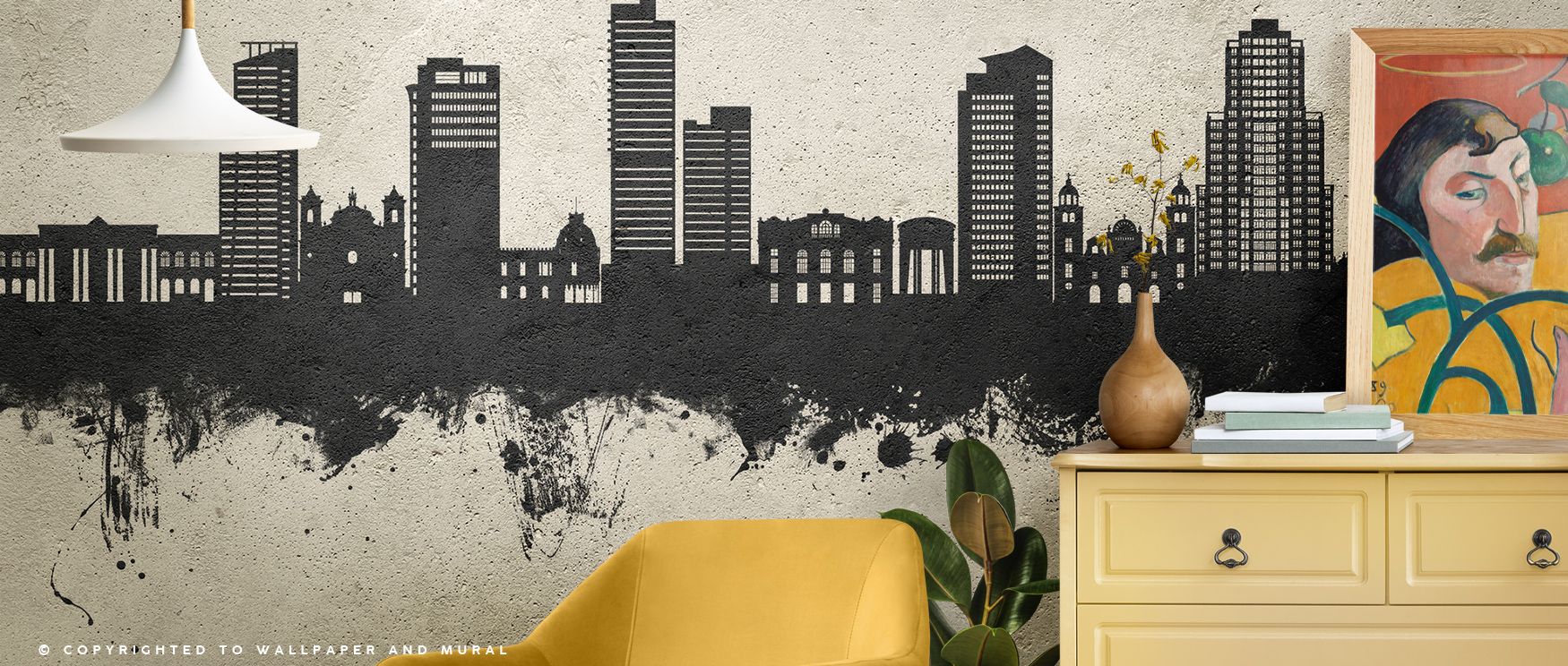 Concrete’s quiet elegance surrounds Tegucigalpa Honduras Skyline Concrete Wallpaper, presenting skyline silhouettes in tonal harmony that enhances dining areas or personal nooks with a balance of history, design, and architectural atmosphere. 