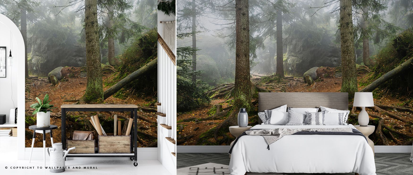 Curves of trails sweep through space, their movement enriched with detailed lines. The Bear Trail Wallpaper makes bedrooms or lounges glow with atmosphere that feels alive. Colors sustain elegance while imagery suggests discovery, creating interiors that 