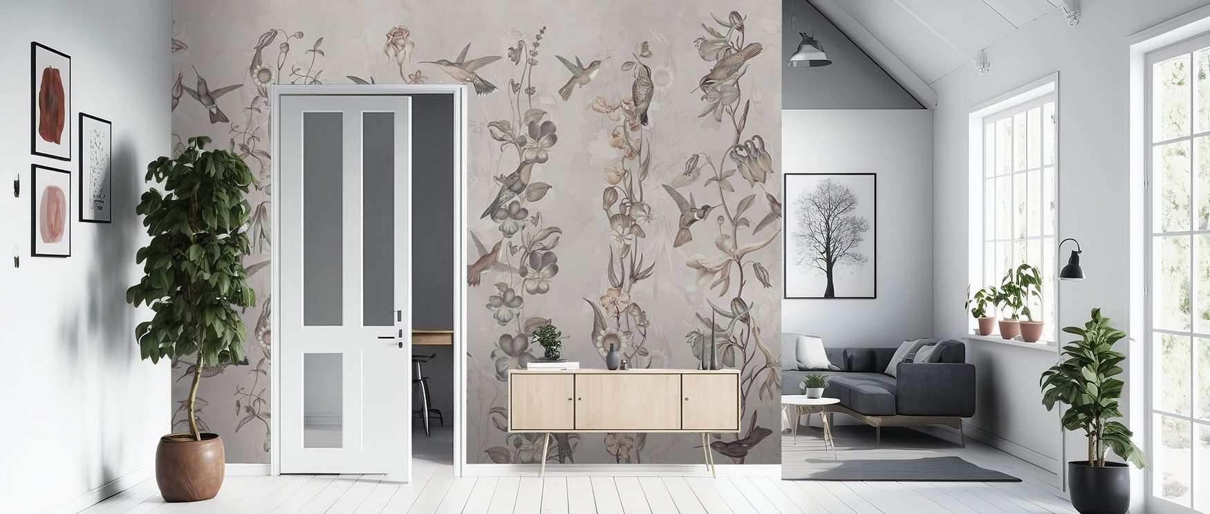 Subdued tones enrich the design, creating presence filled with elegance. Time to Eat Calm Wallpaper enhances bedrooms or lounges with atmosphere of calm, sustaining interiors that glow with artistry while presenting design that thrives on peace. 