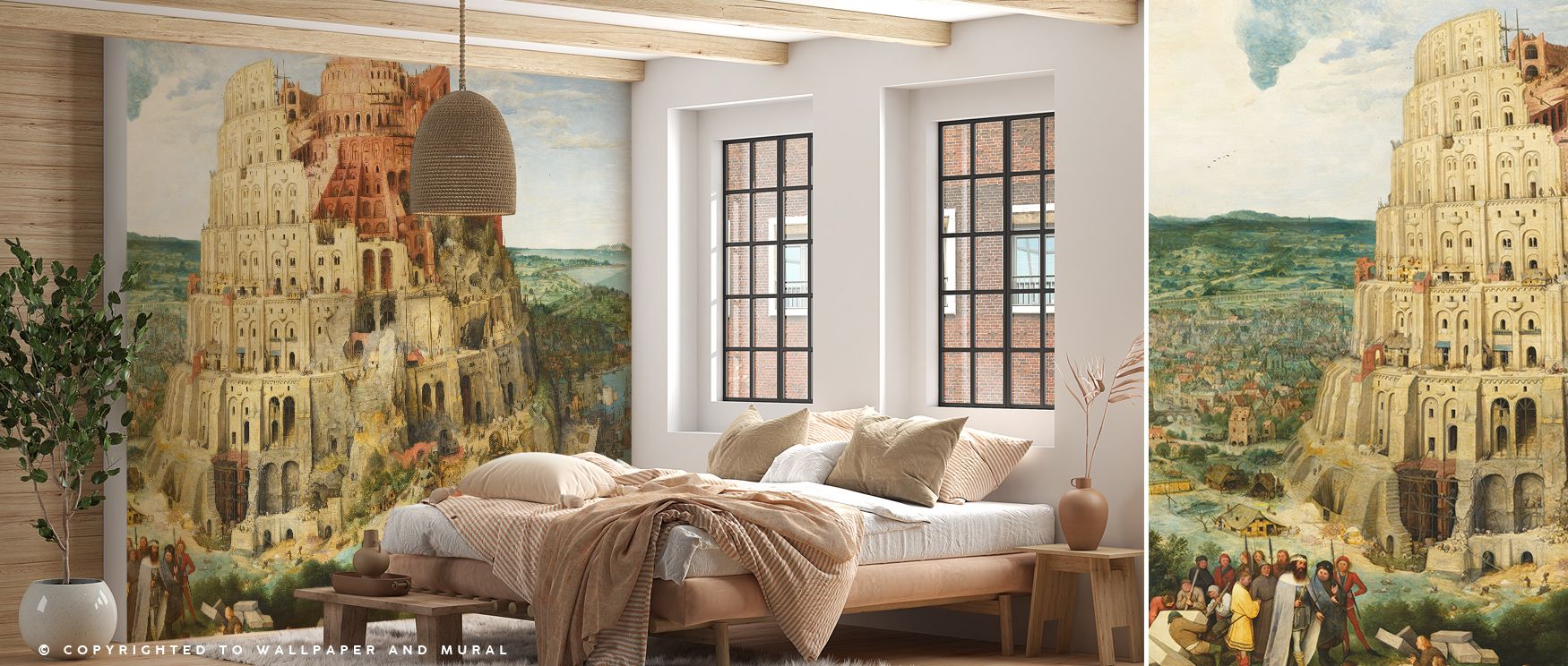 Patterns unfold with expressive strength, presenting imagery alive with culture. Tower of Babel Wallpaper enhances bedrooms or dining rooms with atmosphere filled with narrative charm. Its detailing sustains elegance, offering interiors energy shaped by a