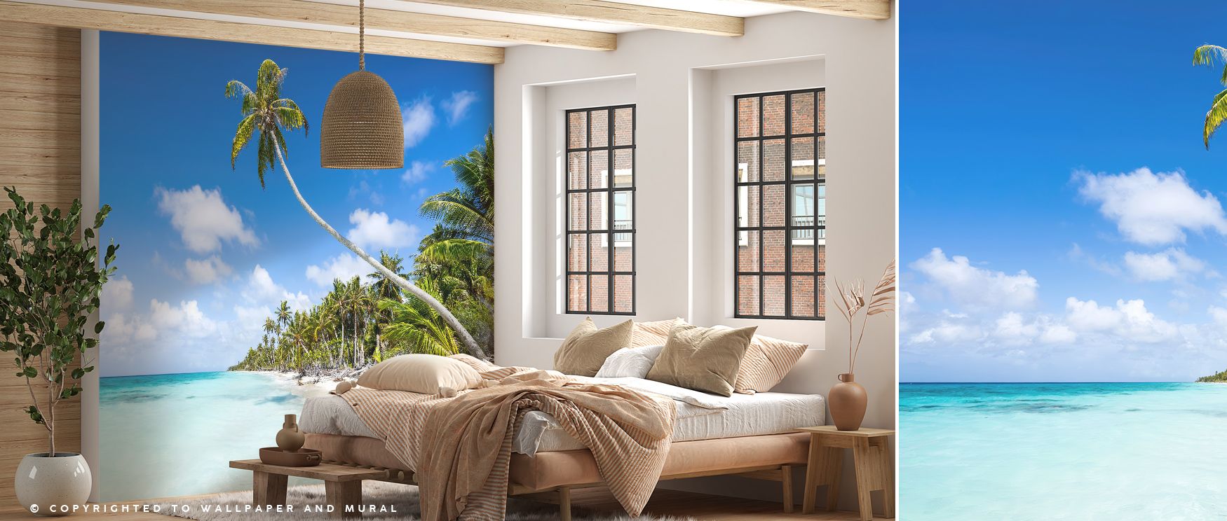 Shimmering waves glide onto sandy shores, sustaining imagery alive with balance. Tropical Beach on Fakarava Wallpaper transforms bedrooms or dining spaces into sanctuaries of relaxation, ensuring interiors glow with serenity shaped by natural artistry. 