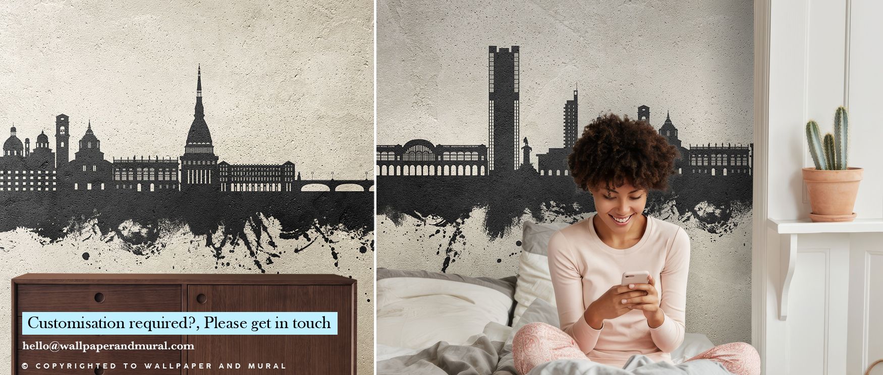 Refined imagery of skyline emerges through texture, sustaining atmosphere alive with elegance. Turin Italy Concrete Wallpaper sustains lounges or bedrooms with balance shaped by minimalism, ensuring interiors glow with sophistication. 