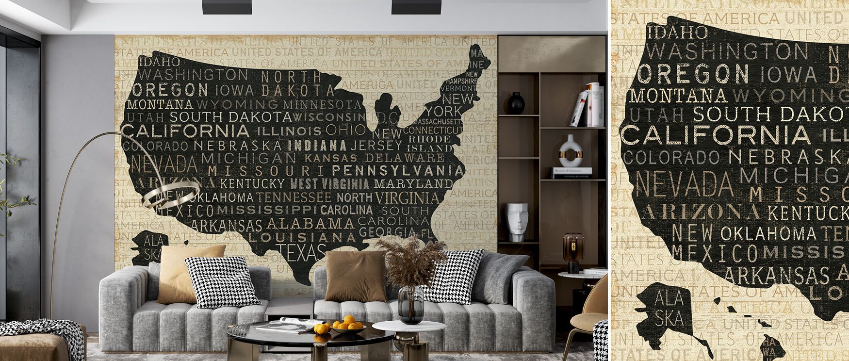 Detailed mapping spreads across composition, presenting imagery filled with identity. USA States Wallpaper enriches lounges or living spaces with atmosphere sustained by culture, ensuring interiors glow with artistry.