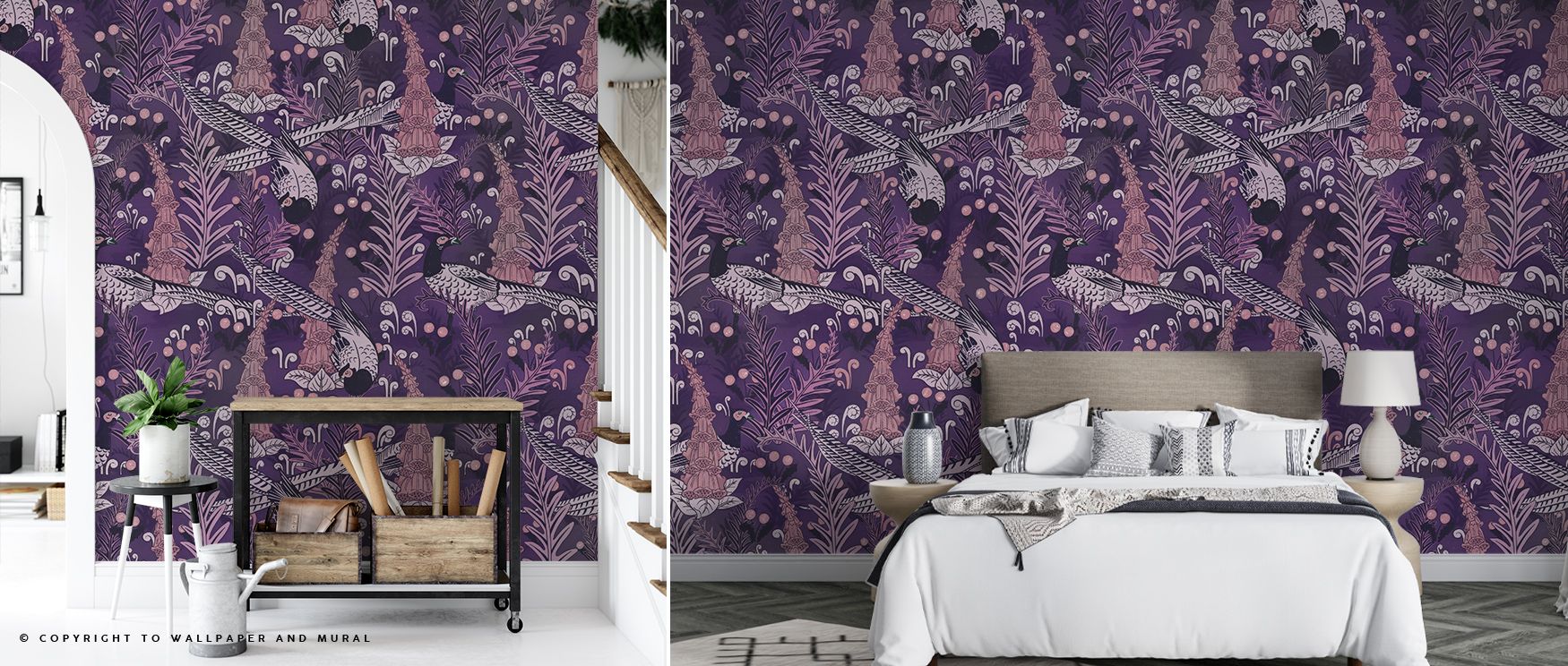 Aquatic tones merge with vibrant feathers, creating imagery alive with creativity. Underwater Peacocks Wallpaper enriches lounges or offices with atmosphere steeped in elegance, ensuring interiors glow with imagination shaped by artistry. 