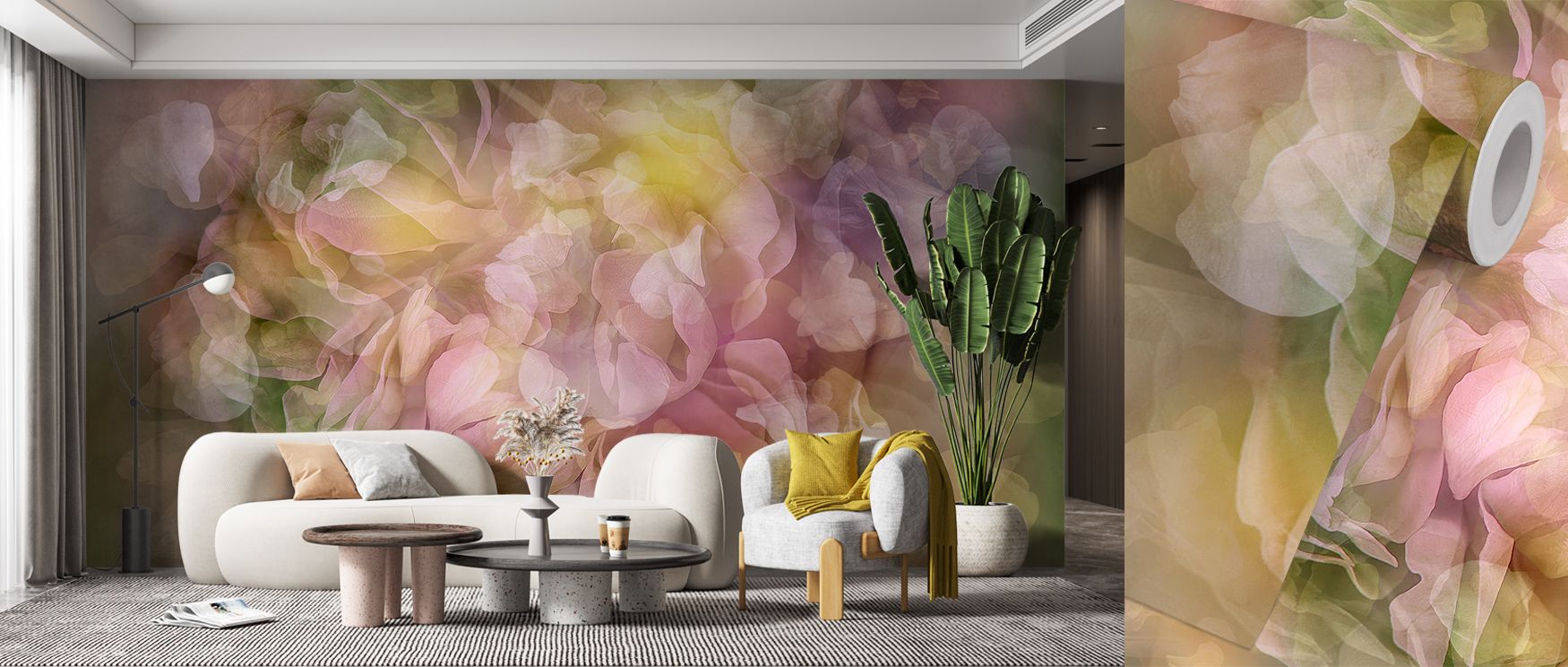 Romantic tones blend across floral forms, sustaining imagery alive with distinction. Une Rose Wallpaper sustains dining or lounge areas with atmosphere steeped in elegance, ensuring interiors glow with artistry shaped by refinement. 