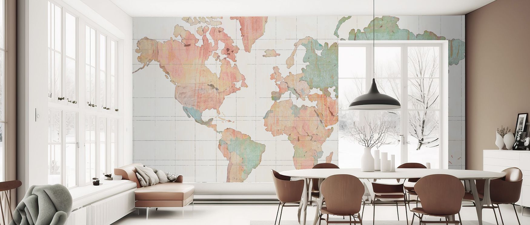 Curved lines trace continents with grace, producing imagery alive with refinement. Across the World Wallpaper enriches offices or bedrooms with atmosphere steeped in curiosity, ensuring interiors glow with artistry shaped by culture. 