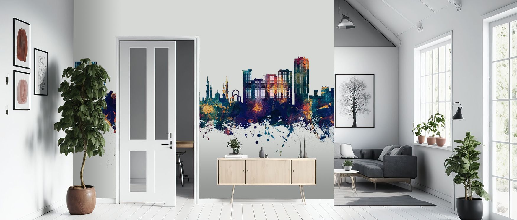 Deep blue strengthens bronze accents, producing imagery alive with harmony. Ajman Skyline Blue & Bronze Wallpaper sustains bedrooms or dining interiors with atmosphere enriched by heritage, ensuring interiors glow with artistry shaped by sophistication. 