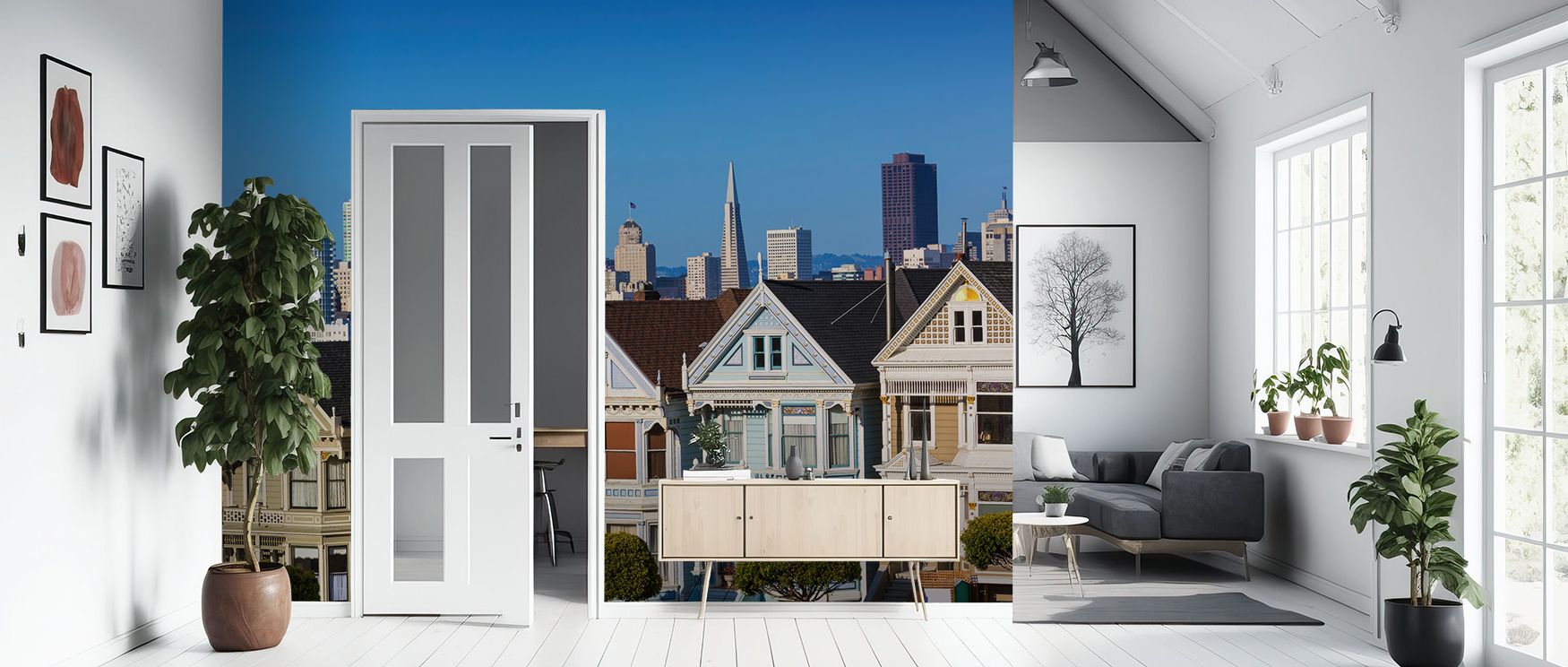 Cultural rhythm thrives through detailed structures, producing imagery alive with elegance. Alamo Square San Francisco Wallpaper enriches bedrooms or dining spaces with atmosphere steeped in sophistication, ensuring interiors glow with artistry shaped by 