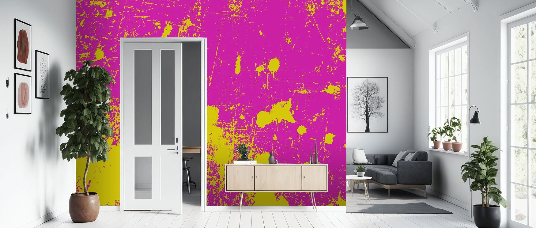 Creative energy reflected in Artist Draft Wallpaper radiates across abstract gestures, surrounding bedrooms or lounges with atmosphere of balance, cultural resonance, and refined sophistication, creating interiors enriched by expressive movement and timel