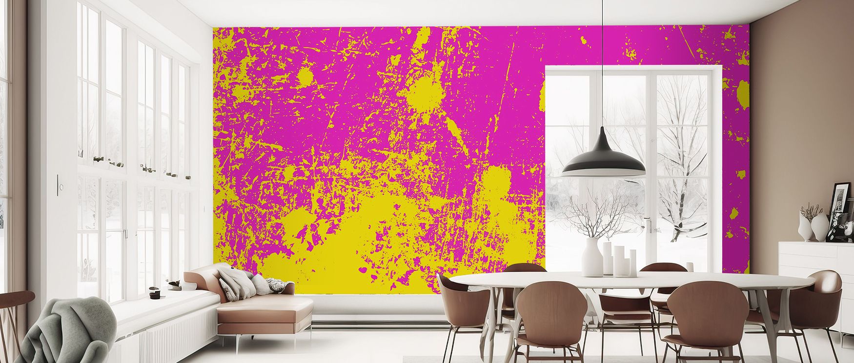 Patterns built in Artist Draft Wallpaper highlight abstract resonance, enriching bedrooms or dining areas with cultural refinement, artistic depth, and elegant presence, shaping interiors into calm atmospheres guided by movement and timeless creativity. 