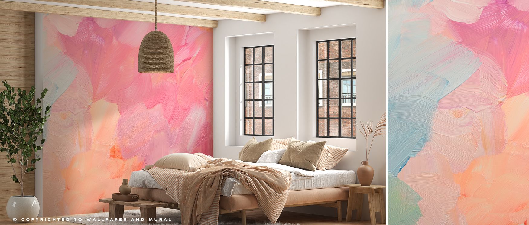 Shimmering tones drift across Atlantis Paint Wallpaper as contours layer gracefully, surrounding living rooms or bedrooms with atmosphere enriched by creativity, cultural charm, and timeless refinement, building interiors into calm expressions of mythical