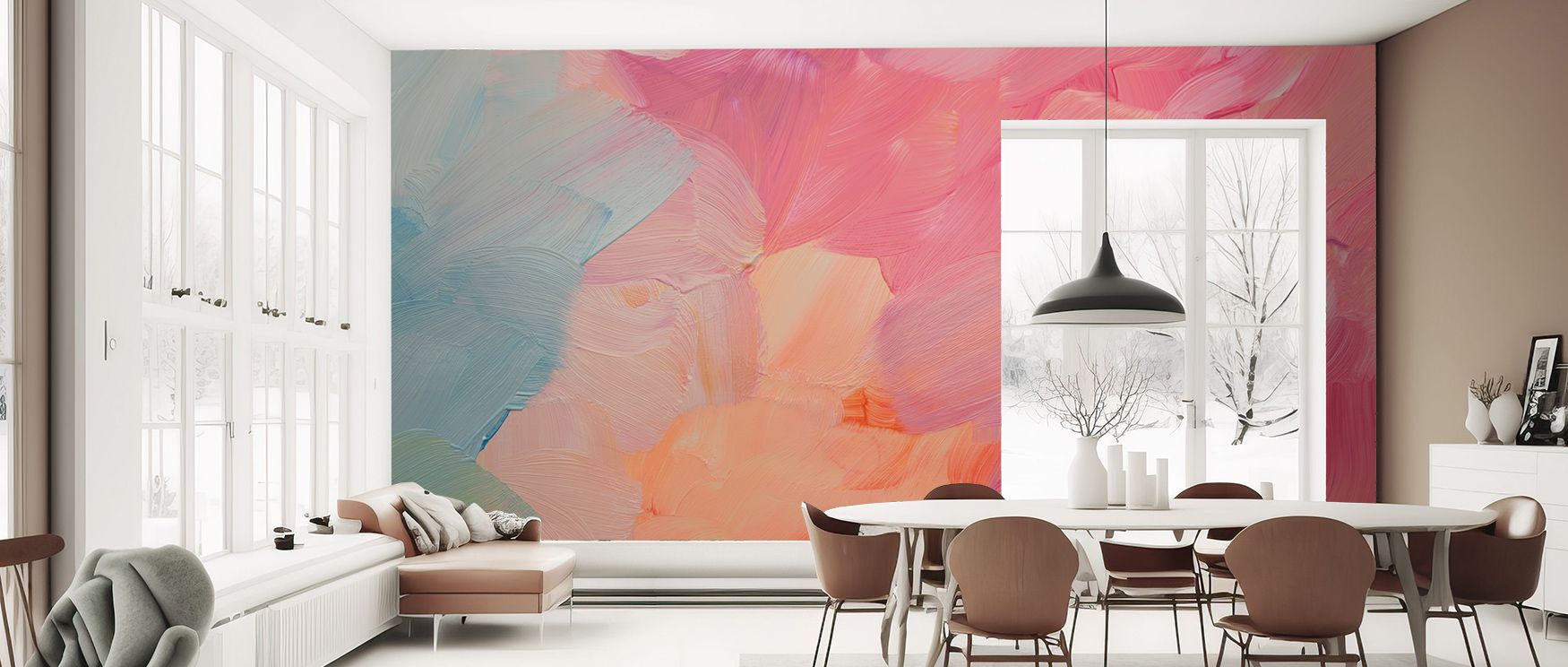 Balance resonates across Atlantis Paint Wallpaper in shimmering tones, enriching lounges or bedrooms with atmosphere shaped by cultural refinement, timeless elegance, and artistic resonance, nurturing interiors into imaginative canvases filled with herita