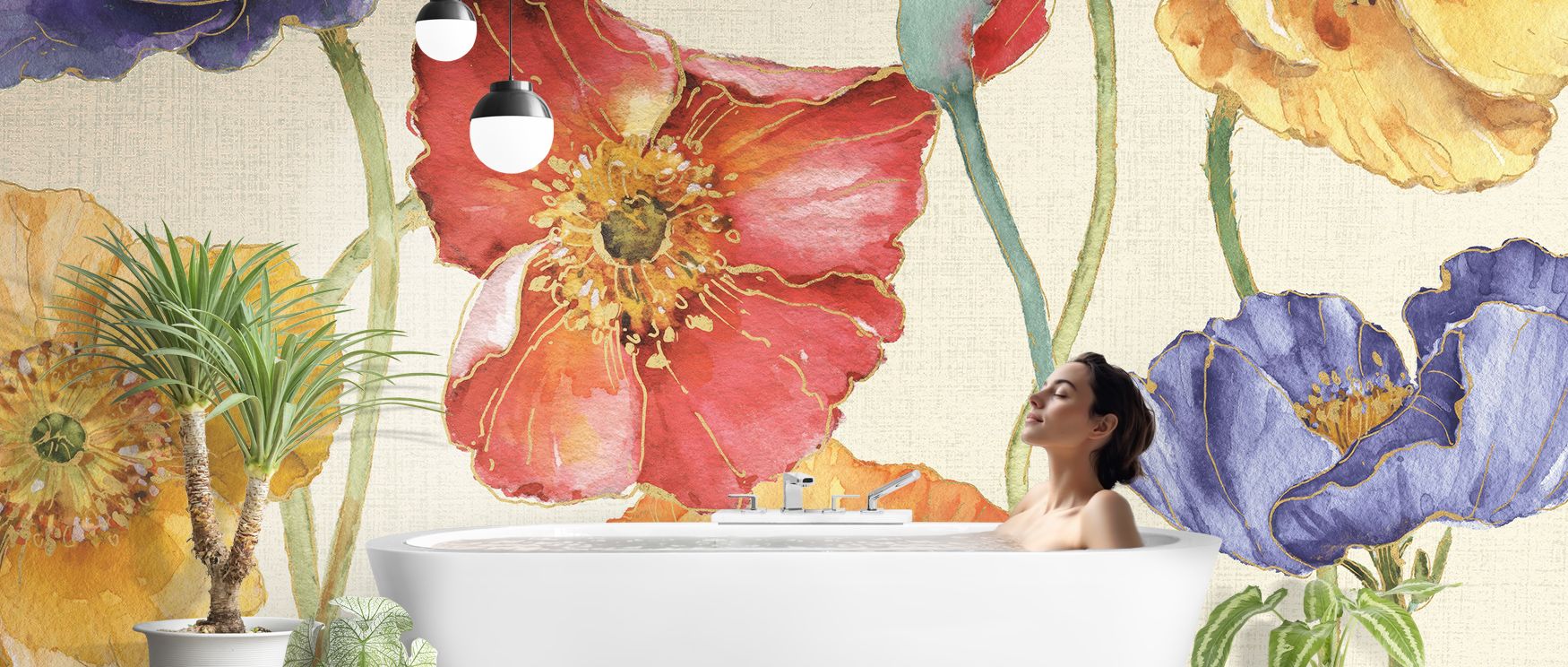 Gentle hues shimmer in Autumn Softies Wallpaper across softened tones, enriching bedrooms or lounges with atmosphere of cultural resonance, seasonal warmth, and elegant calm, nurturing interiors into balanced spaces filled with timeless charm and autumnal
