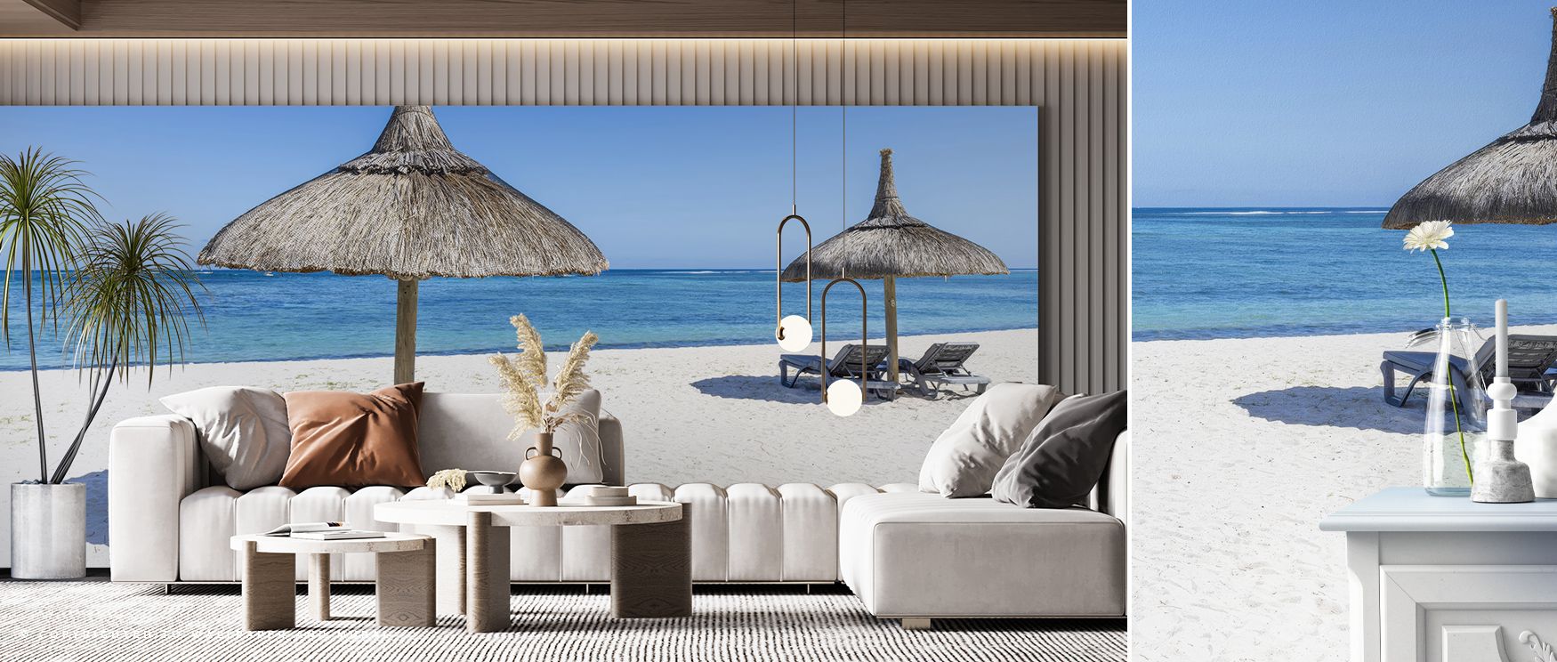 Gentle presence of Beach Days Wallpaper develops through coastal tones, enriching lounges or dining areas with atmosphere enriched by cultural grounding, seaside resonance, and calm refinement, shaping interiors into balanced environments of timeless char