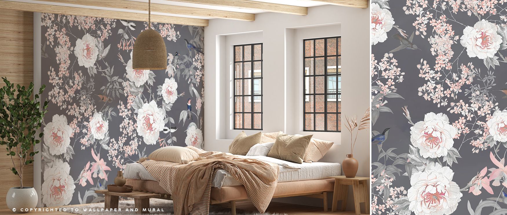 Whimsy emerges in Birds of Eden Wallpaper as graceful motifs drift in harmony, enriching living rooms or bedrooms with atmosphere enriched by cultural resonance, refined elegance, and timeless resonance, nurturing interiors into imaginative spaces guided 