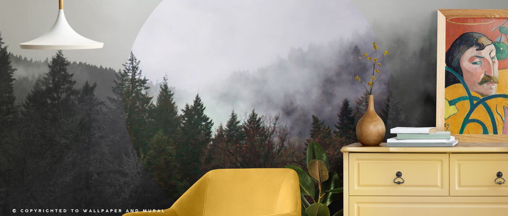 Strength radiates in Bold Adventures II Wallpaper through layered patterns, surrounding living rooms or lounges with atmosphere enriched by cultural resonance, adventurous grounding, and timeless refinement, shaping interiors into environments filled with