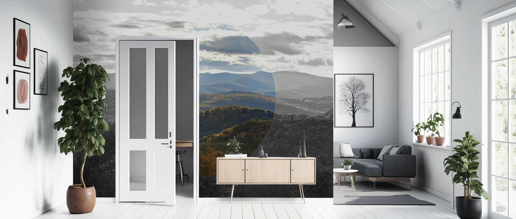 Bold artistry reflects in Bold Adventures VI Wallpaper across layered tones, enriching bedrooms or lounges with atmosphere enriched by cultural resonance, adventurous resonance, and timeless charm, nurturing interiors into daringly poised artistic environ