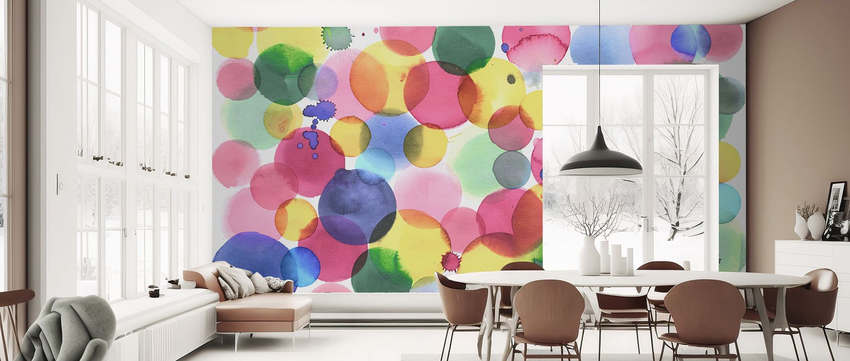 Elegance appears in Bubbly I Wallpaper across whimsical tones, surrounding lounges or bedrooms with atmosphere enriched by cultural resonance, playful resonance, and timeless refinement, creating interiors nurtured by artistry. 