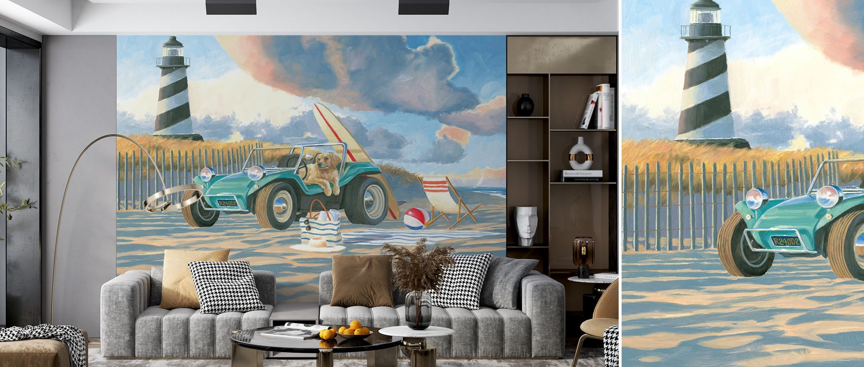 Serenity resonates in Buggy Life Wallpaper across lively tones, enriching bedrooms or living rooms with atmosphere enriched by cultural resonance, whimsical refinement, and timeless resonance, nurturing interiors into artistic spaces filled with balance. 