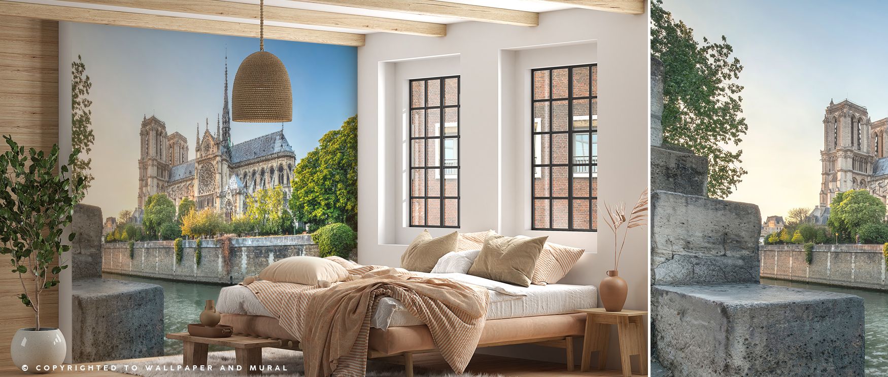 Heritage depth shines in Cathedral Notre-Dame de Paris 2017 Wallpaper across detailed tones, enriching bedrooms or lounges with atmosphere enriched by cultural resonance, historical refinement, and timeless sophistication, shaping interiors into balanced 