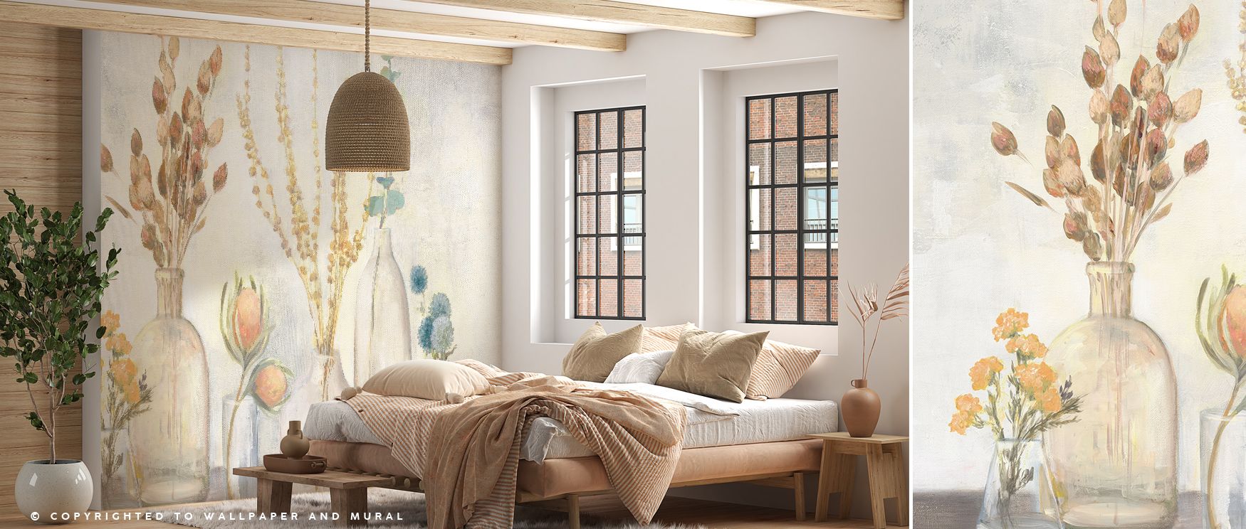 Autumnal elegance develops in Cool Autumn Greenhouse Wallpaper through greenhouse patterns, surrounding living rooms or bedrooms with atmosphere enriched by cultural resonance, seasonal refinement, and timeless resonance, nurturing interiors into grounded